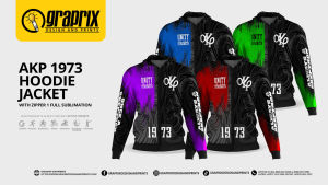 AKP 1973 Hoodie Jacket with Zipper 1 Full Sublimation