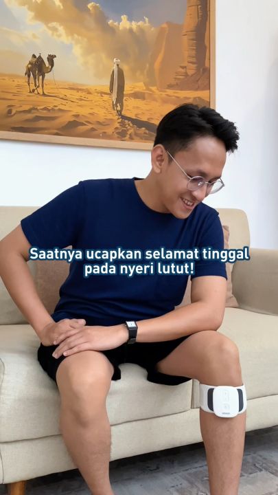 Omron HV-F710-MCAP Knee TENS Massager Alat Pijat Terapi Lutut