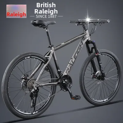 Raleigh | 27.5 Inch Mountain Bike for Men Adult with Disc Brake Gear Shifting Full Suspension Off Road Cycling Bike for Teenagers Ladies Students Racers
