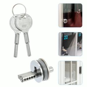 Showcase Cabinet Lock For Sliding Glass Door No Drill Display Case