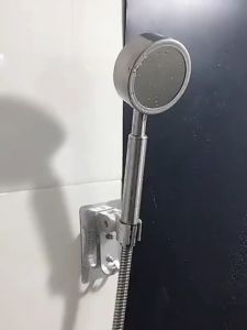 Elegant Stainless Steel Handheld Shower Head with High-Pressure and Water Saving Features SPA Copper Core and Leakproof Design