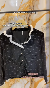 PIYAMA BAJU TIDUR WANITA PP BLUDRU PI2206