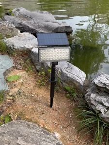 36LED Super Bright Solar Spotlights IP65 Waterproof Outdoor Lighting Lawn Lamp Garden Park Community Landscape Warm Color Decorative Lights