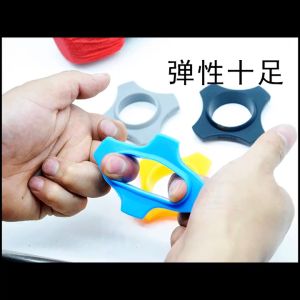 Cover One Set Mic Ring Holder Karet Microphone Pelindung Mic Wireless Karaoke Anti-Slip Terguling / Perangkat Audio Plastik Anti-Roll Untuk Mikrofon Gengam