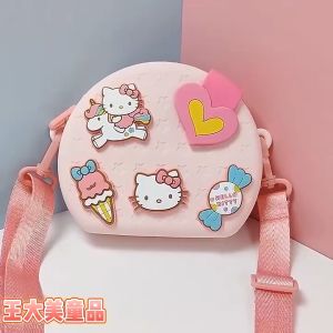 [Giao Nhanh 2H] Disney quà tặng túi đeo silicon cho bé hoạt hình mèo Kitty chuột Mic.key công chúa tuyết El.sa