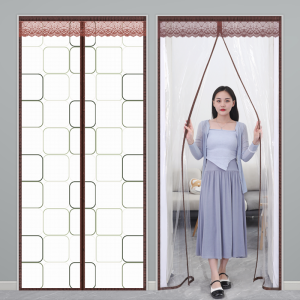 Dải Từ Tính Đầy Đủ Không Khoan Điều Hòa Không Khí Rèm Cửa Gió Mùa Đông Ấm Áp Phòng Ngủ Gia Đình Vách Ngăn Nhà Bếp Rèm Nhựa Tách Dầu Khói