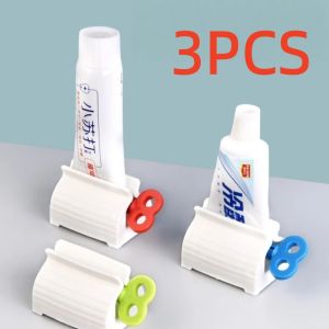 1/3pcs Toothpaste Squeezer Dispenser Holder Rolling Tube Manual Toothpaste Dispensers Holders