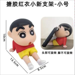 New Pokemon Pikachu Crayon Xiao Xin Mobile Phone Stand Universal Desktop Lazy Model Doll Series Gifts Collectible Figures
