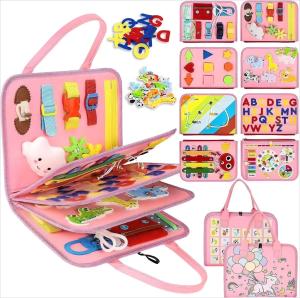 LOOM LUXE | Montessori Baby Educational Busy Book 0-1 Years