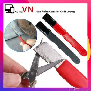 Đá Mài Cắt Làm Vườn Hợp Kim - Mài Đá Cầm Tay Cắt Vườn Kéo Mài Có Nắp - Dụng Cụ Đá Mài Dao Cắt Tỉa Làm Vườn Cầm Tay Siêu Bén Siêu Nhanh Tiện Lợi - Mài Nhiều Lưỡi Đa Năng