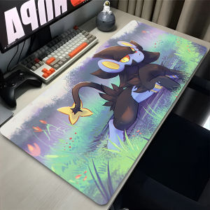 Bandai | Mouse Pad Large XXL P-Pokemon Luxray Desk Mat PC Gamer Office Carpet Keyboard Mouse Pads Table Gaming Accessories Mousepad