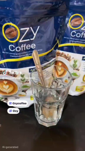 OZY COFFEE 0% SUGER INSTANT COFFEE ( 30 SACHETS ) THAILAND COFFEE Control appetite and promote metabolism