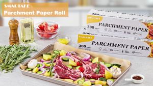 500Pcs Baking Wax Paper Parchment Rectangle Paper Non-Stick Greaseproof Paper For Burgers Sandwiches