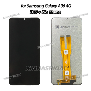 New Quality LCD For Samsung Galaxy A06 4G LCD Display Touch Screen Digitizer Assembly with Frame Replacement Parts