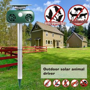 New Solar Animal Repeller High-power Multi-function Repeller to Drive birds Rats And Snakes 360-Degree Burst Mode