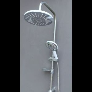 Shower 1 Set Paket Lengkap Wall Mounted Hand Shower Dengan Tiang Bahan Abs dan Stainless SJ-182