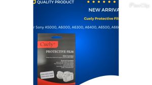 Cuely Screen Protective Film For Sony A5000 A6000 A6300 A6400 A6500 A6600 Camera