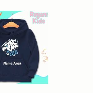 HOODIE ANAK KARAKTER EVOS.HOODIE ANAK CUSTOM KARAKTER EVOS .BISA PAKAI NAMA SENDIRI