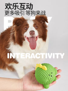 Two Fofos Dog Toys Sound Making Chew Resistant Dog Playthings for Little Pups Noise Maker round Series Pet Supplies