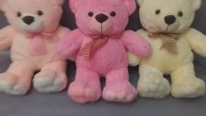 Boneka Teddy Bear Geovany Beruang Pita Lucu Ukuran M