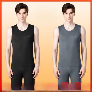 Áo giữ nhiệt nam MiiOW lót lông cừu không đường may không tay