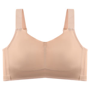 Miiow | Wireless Seamless Bra Womens Anti-Sagging Beautiful Back Underwear Full Cup Nylon Youth Female Fixed Strap Vest Style MR-DYT-2372-ZB