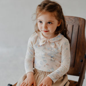 OAK FAMILY | Autumn Long Sleeve Versatile Bow Top For Girls