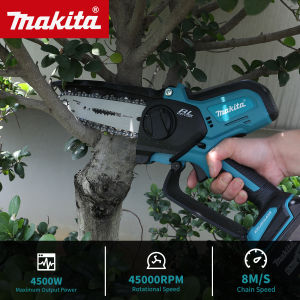 Makita | Makita UC286 8M/s Electric Chain Saw 6IN Portable Chainsaw Tools equipped with Anti-Flying Splash Baffle and Automatic Chain