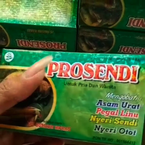 Prosendi Obat Asam Urat | Pegelinu | Nyeri Sendi Dan Nyeri Otot Untuk Pria Dan Wanita 1 Box