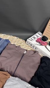 (COD) Jaket Wanita Korean Style Lulla Crop hoodie Zipper - jaket casual atasan wanitan kekinian korean style