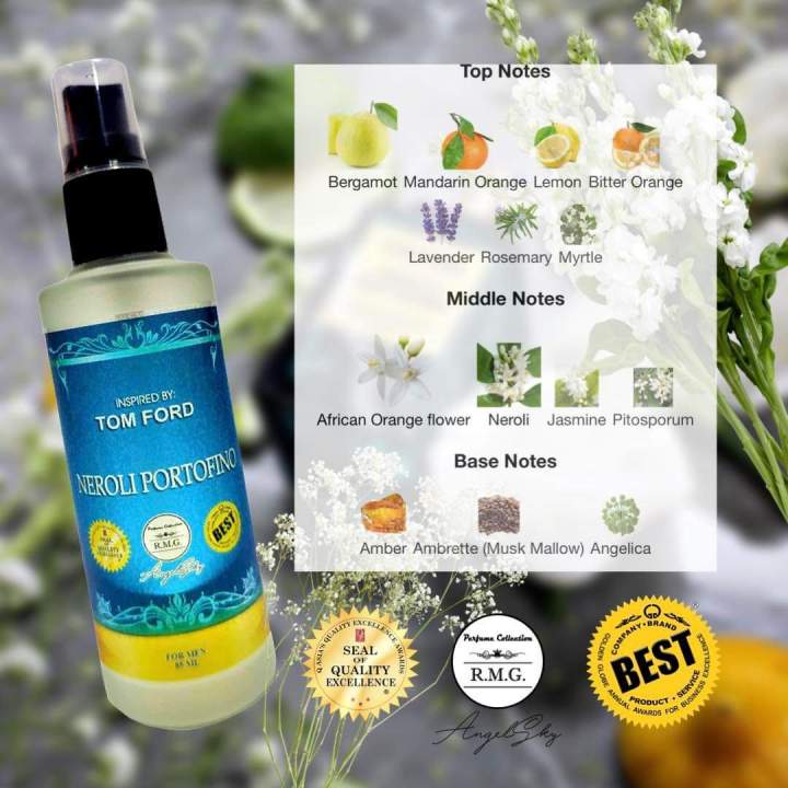 RMG Perfume Tom ford Neroli Portofino 85ml oilbase longlasting