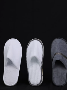 Adult Kids 5mm 8mm 9mm (Free Size) Disposable Hotel Slippers White Grey Spa Homestay Travel Room Slipper Guest Customer Indoor