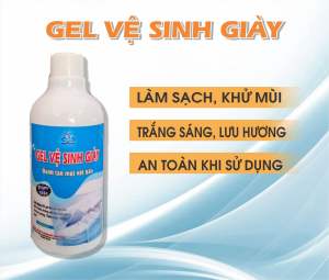 Gel vệ sinh giày 300ml (tặng kèm bàn chải)