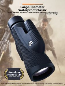 SAGA | High Magnification Night Vision Portable Monocular 10X50 12X50