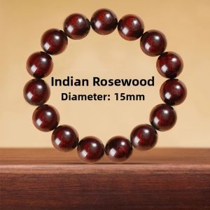 HONGLIANGYUAN | Natural Indian Rosewood 108 Beads Hand串(翻译为英文:Natural Indian Rosewood 108 Beads Hand Chain)