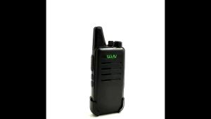 WLN KD-C1 Mini Radio UHF 400-470 MHz Handheld Transceiver 16 Channel Two-Way Walkie Talkie Radio