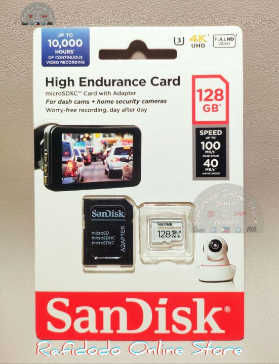 SanDisk High Endurance Card micro SD CARD with Adapter Best CCTV and ...