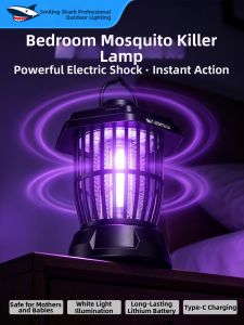 SMILING SHARK | Electric Shock UV Trap Mosquito Killer Lamp