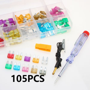 61PCS/105PCS /100PCS/120PCS Mini Car Fuse Holder Kit Box (Insert Type)