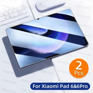 2Piece Glass Protector for 2021 Xiaomi Pad 5/6 Tablet Protective Film 9H Xiaomi MiPad 5/6 Pro Screen Protector Glass Lens Film