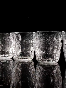 Treasure Hunter 300ml Japanese Aesthetic Glacier Pattern Glass Cup