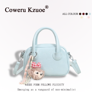 Bowling Shape Crossbody Shoulder Bag