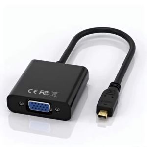 Mini Micro HDMI to VGA Converter Video Conversion Cable for Display Projector Small Size DisplayPort Adapter