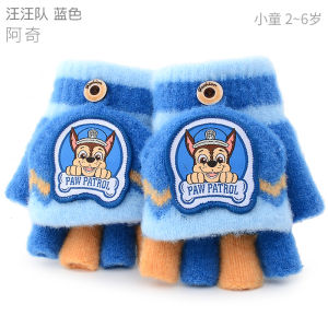 Paw Patrol | Hot Sale Genuine Paw Patrol Thicken Cross Collar Scarf Kids Girls Glove Warm Winter Muffler Fur Plush Cute Shawl Scarfs Gift