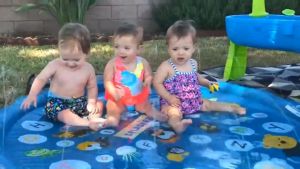 1.7M New Sprinkler Play Mat for Kids Round Inflatable Sprinkler Pad Water Splash Play Pool Swimming