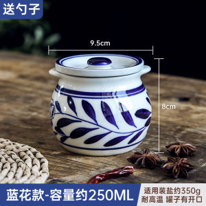 Chịu Nhiệt Độ Cao Gốm Lợn Mỡ Hộp Bảo Quản Nhà Bếp Gia Vị Hộp Đựng Sử Dụng Tại Nhà Dầu Bảo Quản Bình Cho Dầu Ớt