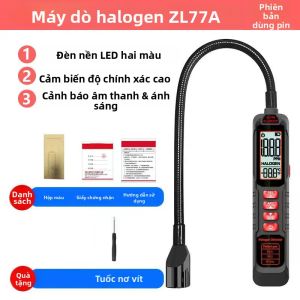 Máy Dò Rò Rỉ Halogen Có Độ Nhạy Cao Cho Chất Làm Lạnh Freon R22 R410A R134A R1234YF Máy Kiểm Tra Khí Điều Hòa Không Khí HVAC Có Màn Hình LCD