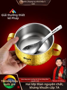 Olodo | Bát Hai Lớp Chống Trượt Có Quai Dành Cho Trẻ Em
