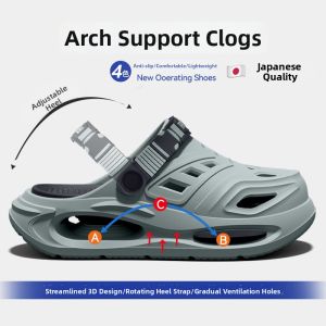 HARSIDE | Arch Support Male Flip Flops Slip-Resistant Odor-Proof