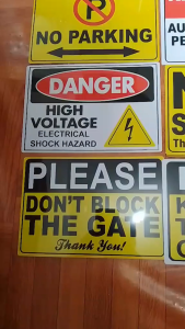 CUSTOMIZED SIGNAGE (PVC/LAMINATED - A4/A5 SIZE)